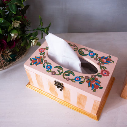 Farah Handpainted Tissue Box