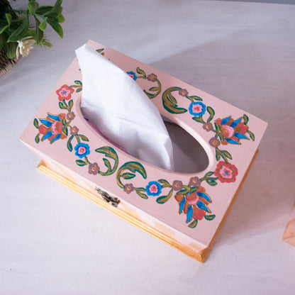 Farah Handpainted Tissue Box