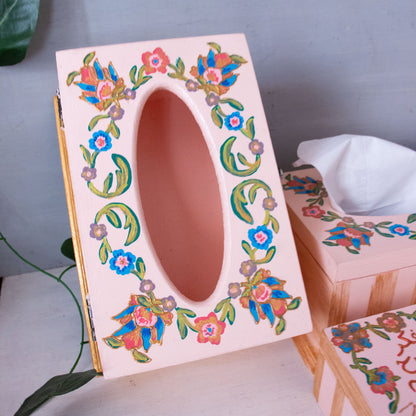 Farah Handpainted Tissue Box