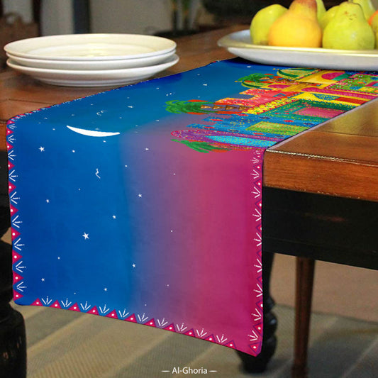 Nubian Houses Table Runner