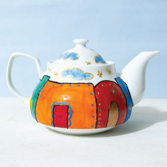 Nubian Houses Teapot