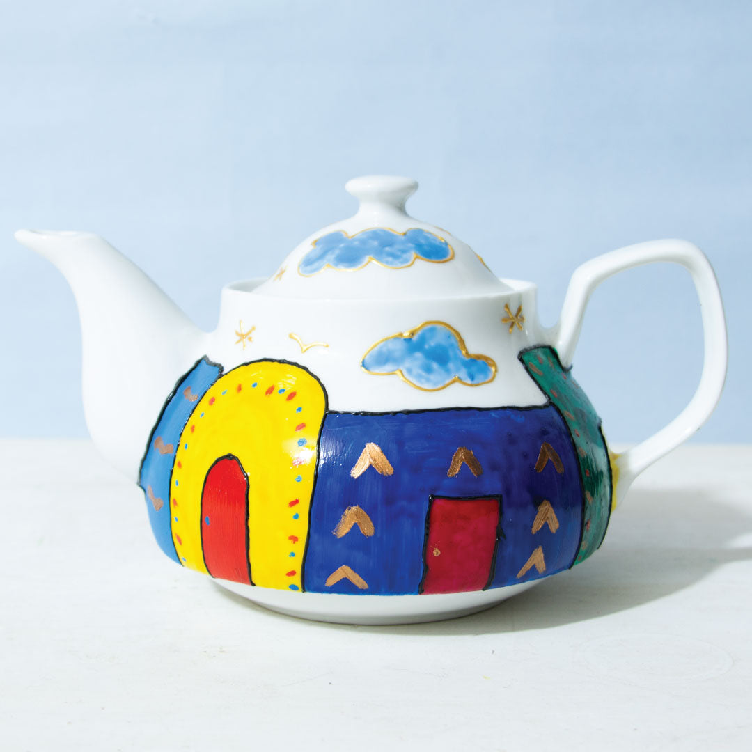 Nubian Houses Teapot