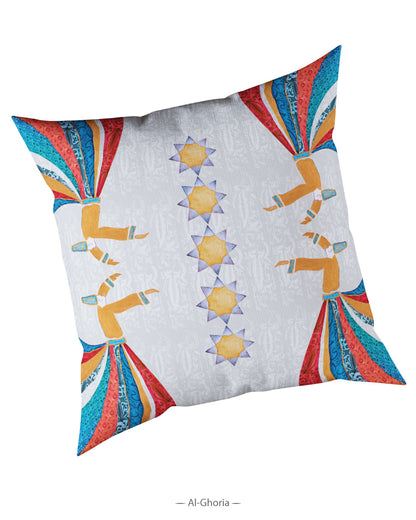 Tanoura Dancing Show Cushion Cover