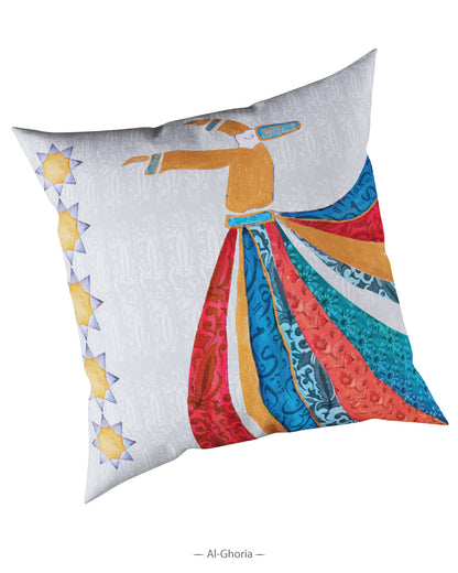 Tanoura Dancing Show Cushion Cover