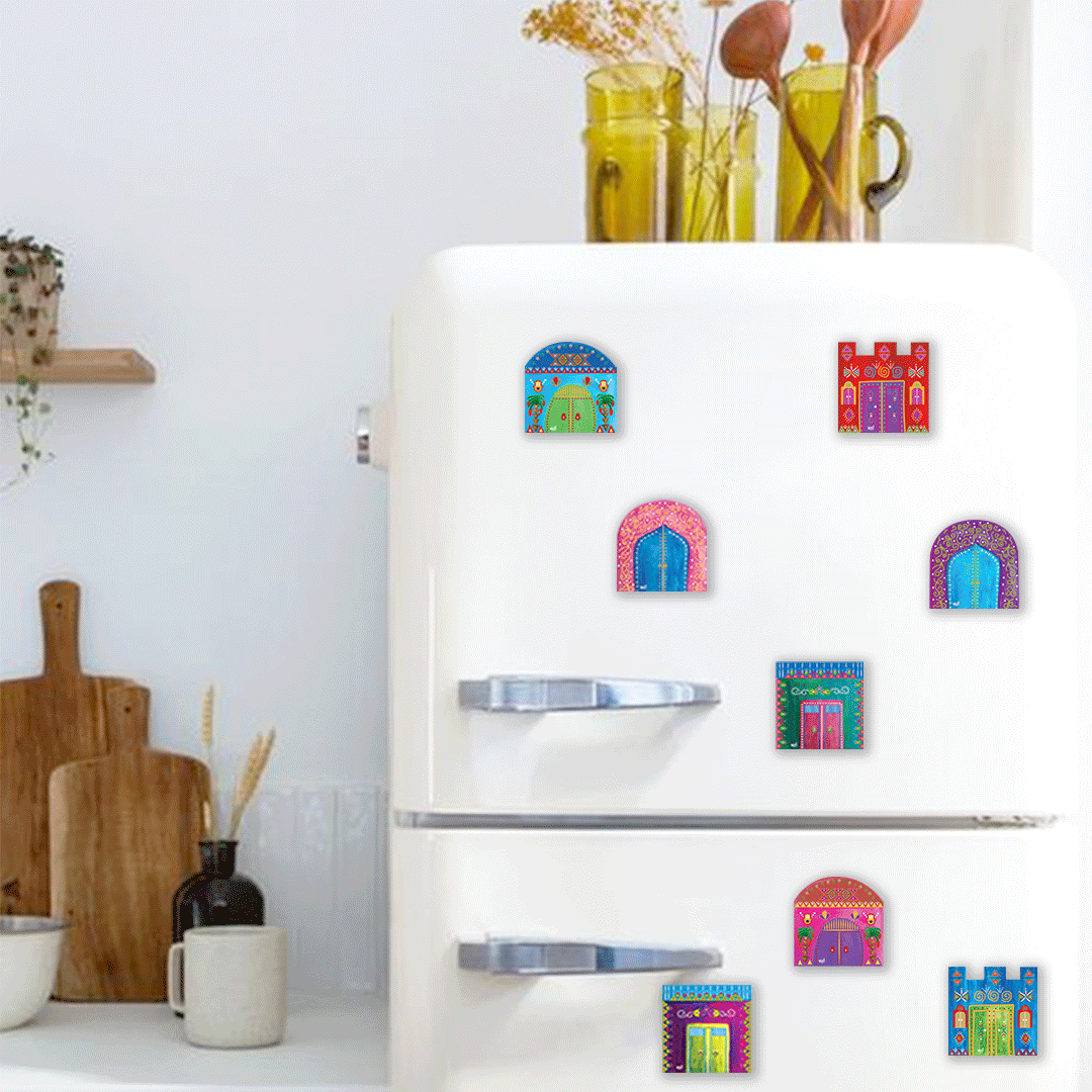Nubian Village‬ Fridge Magnet
