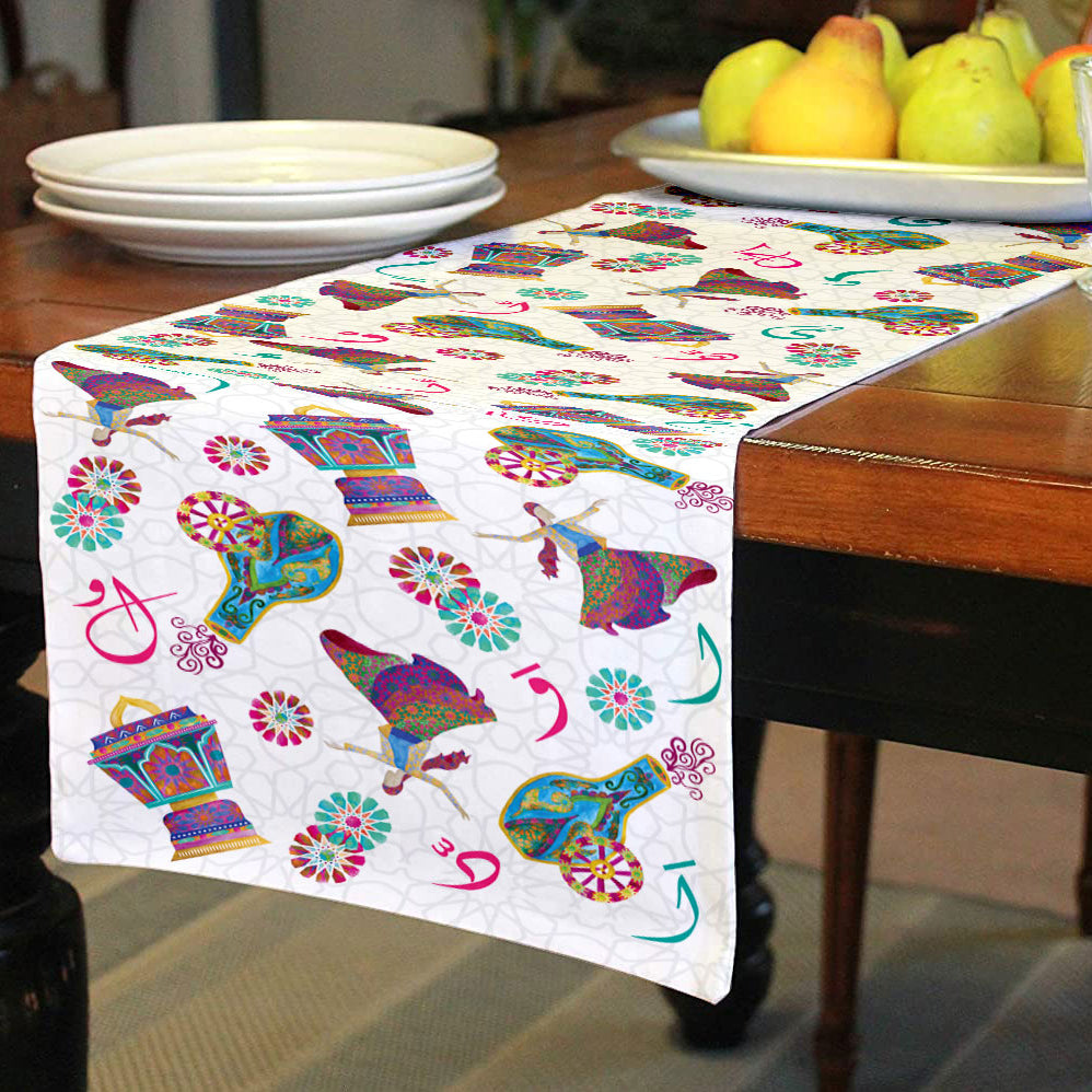 Ramadan Pattern Table Runner