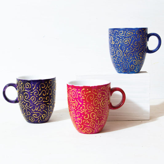 Golden Pattern Mugs