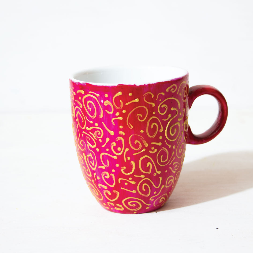 Golden Pattern Mugs